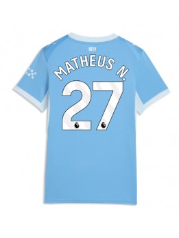 Manchester City Matheus Nunes #27 Replika Hemmakläder Dam 2026-27 Kortärmad Manchester City Matheus Nunes #27 Replika Hemmakläder Dam 2026-27 Kortärmad